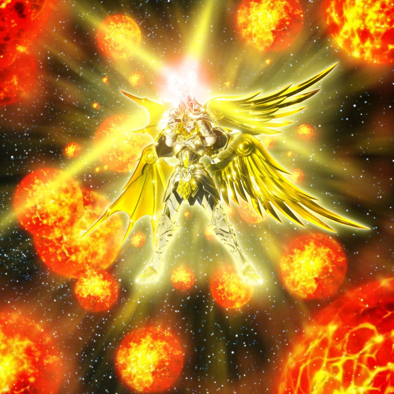 BANDAI MYTH CLOTH SAINT SEIYA EX SOUL OF GOLD - GEMINI SAGA GOD - immagine 8