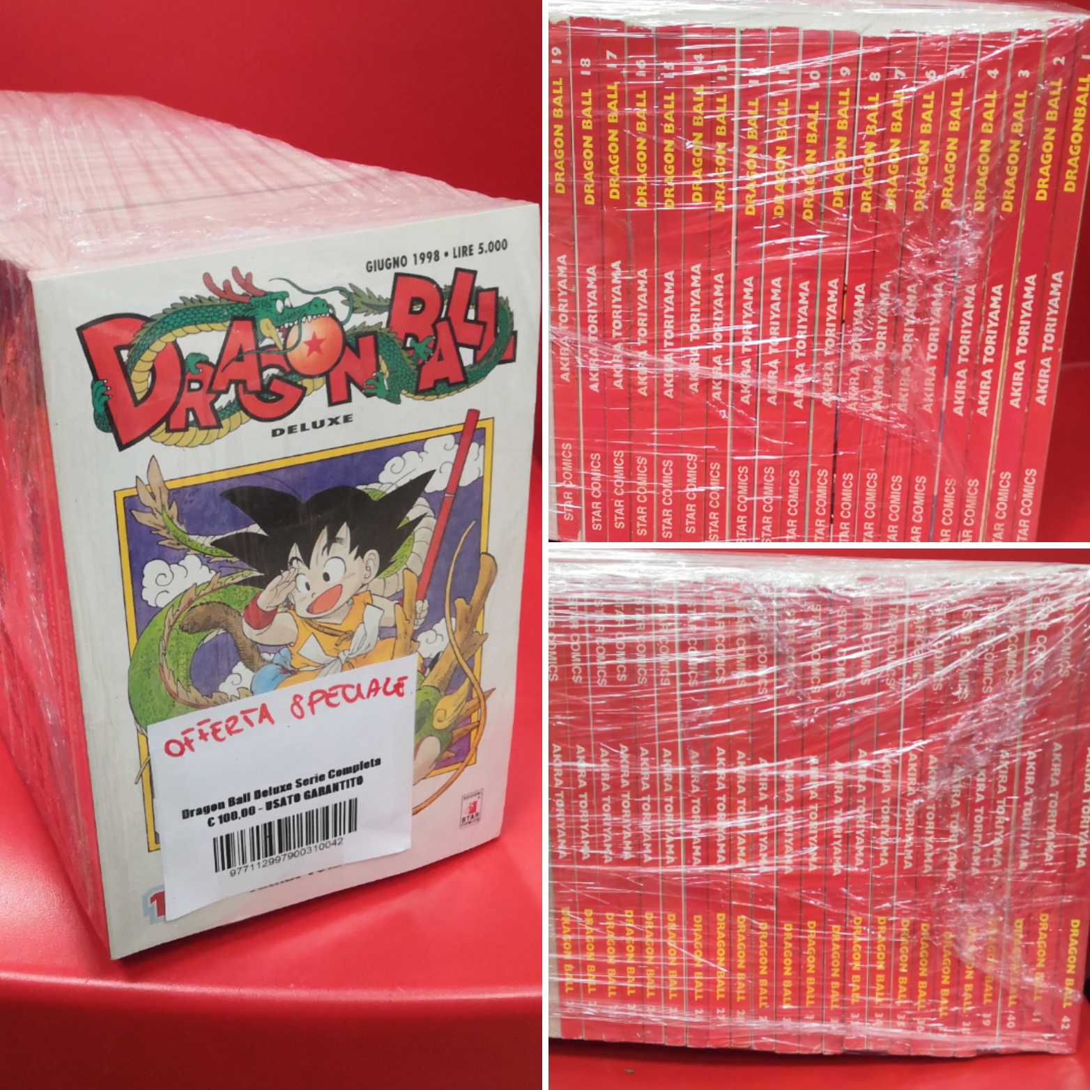 DRAGON BALL DELUXE - PROMO PACK SERIE COMPLETA (1-42) - USATO GARANTITO