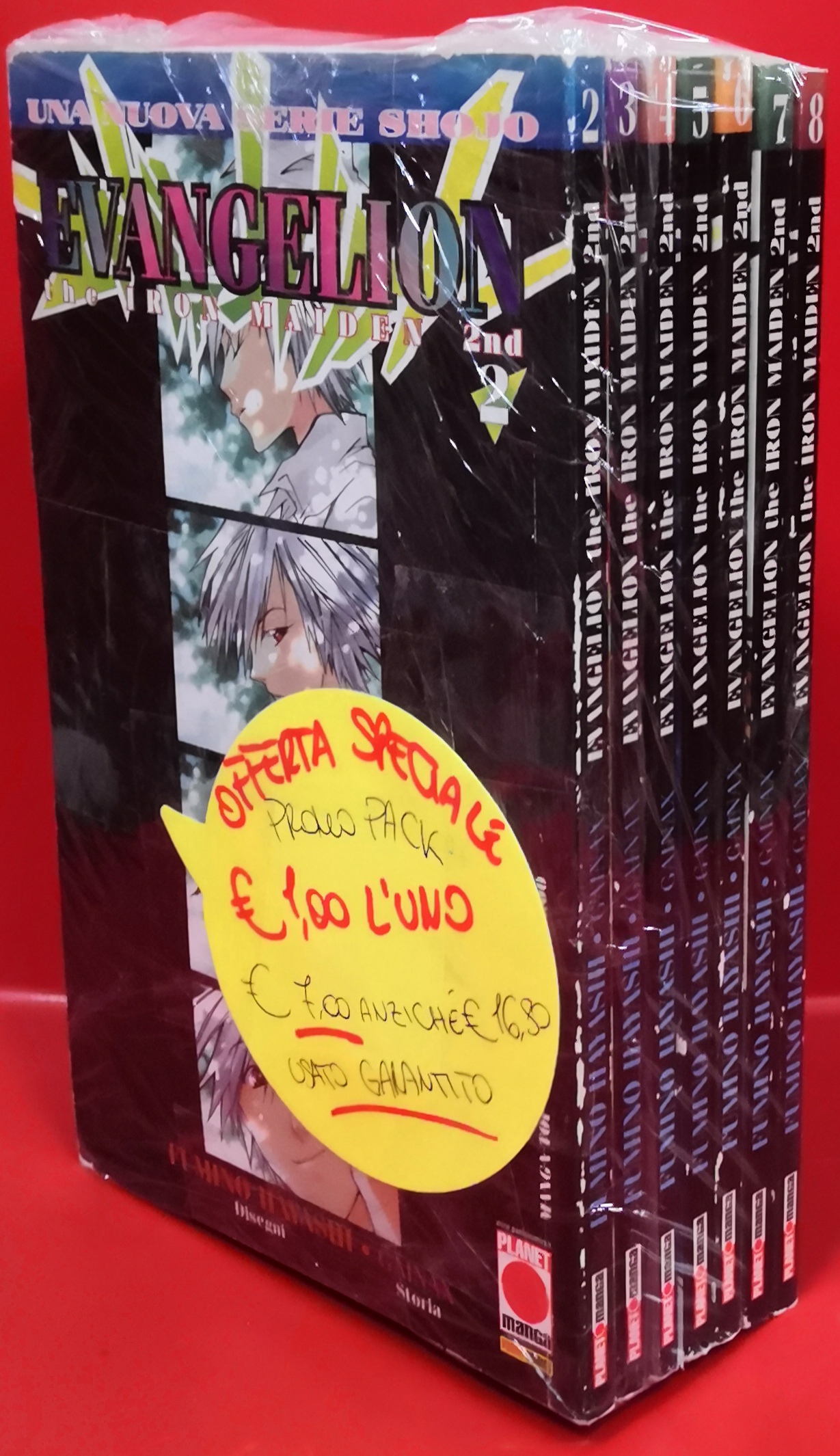 EVANGELION THE IRON MAIDEN - PROMO PACK (2-8) - USATO GARANTITO