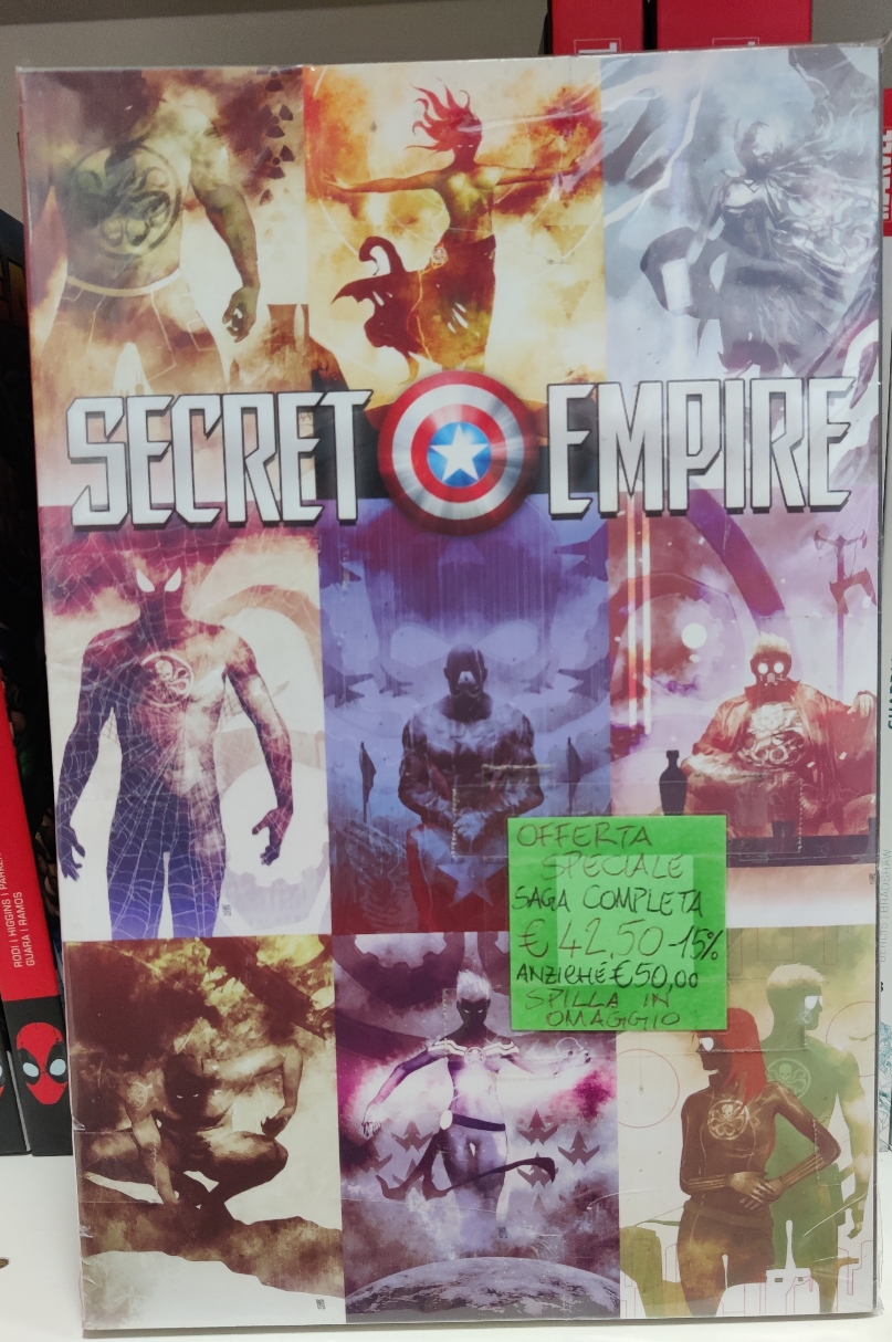 SECRET EMPIRE - PROMO PACK SERIE COMPLETA (1-10) VARIANT COVER