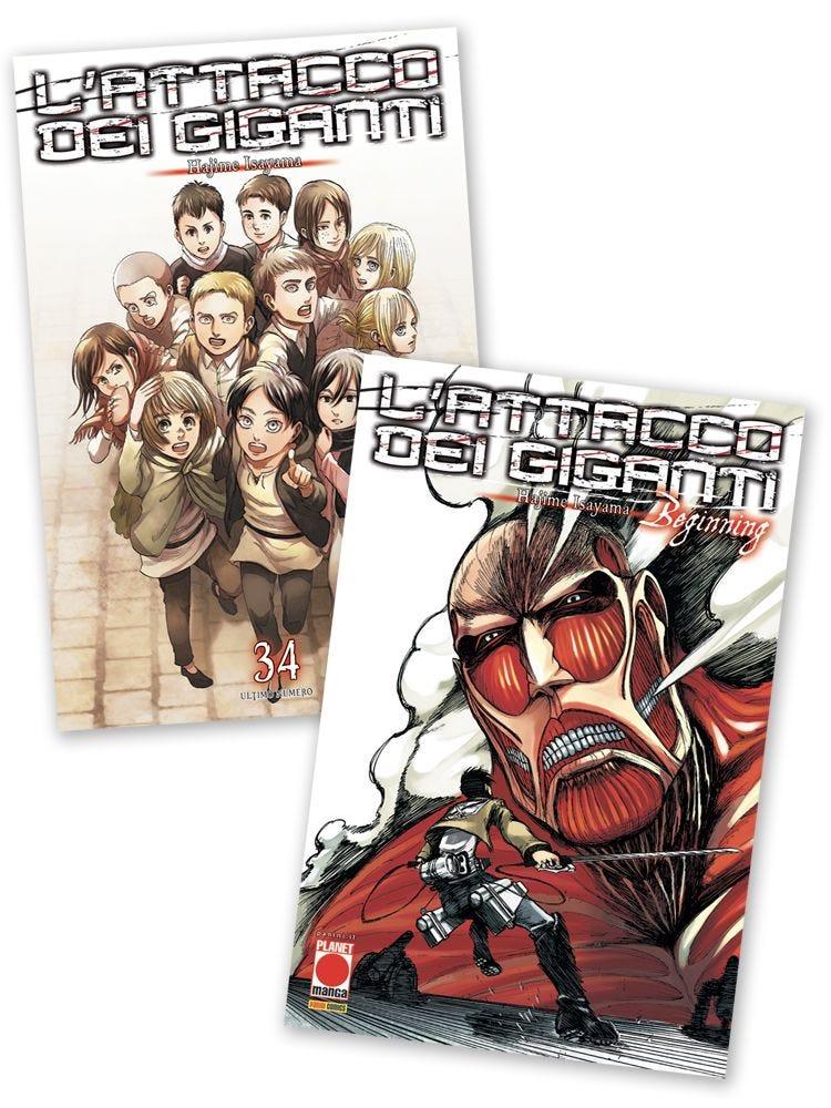 L'ATTACCO DEI GIGANTI 34 BUNDLE - VARIANT+ BEGINNING