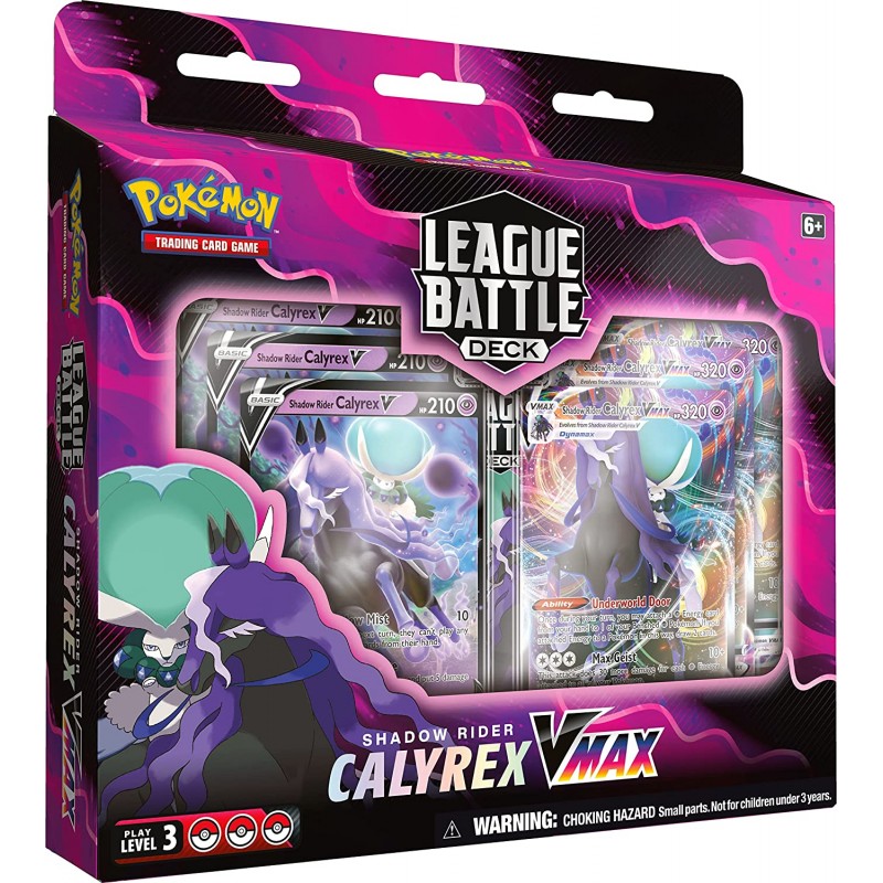POKEMON - MAZZO LOTTE DI LEGA - CALYREX VMAX CAVALIERE SPETTRALE