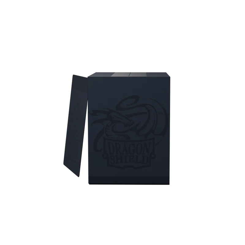 DRAGON SHIELD - DOUBLE SHELL MIDNIGHT BLUE/BLACK - PORTA MAZZO - immagine 2