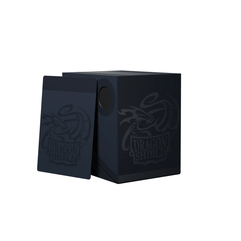 DRAGON SHIELD - DOUBLE SHELL MIDNIGHT BLUE/BLACK - PORTA MAZZO - immagine 3