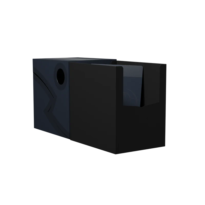 DRAGON SHIELD - DOUBLE SHELL MIDNIGHT BLUE/BLACK - PORTA MAZZO - immagine 5