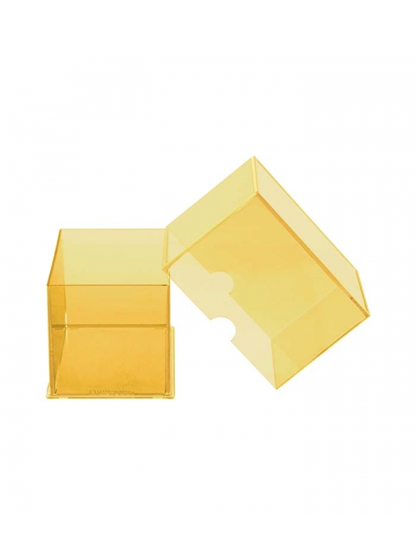 ECLIPSE 2 PIECE DECK BOX - LEMON YELLOW - PORTA MAZZO