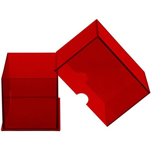 ECLIPSE 2 PIECE DECK BOX - APPLE RED - PORTA MAZZO