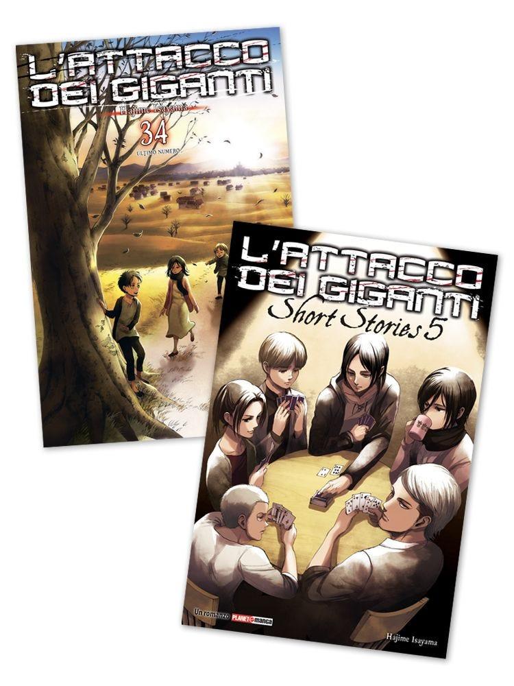 L'ATTACCO DEI GIGANTI 34 BUNDLE - REGULAR + SHORT STORIES 5