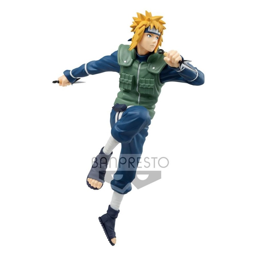 NARUTO SHIPPUDEN - MINATO NAMIKAZE - VIBRATION STARS BANPRESTO FIGURE - immagine 4