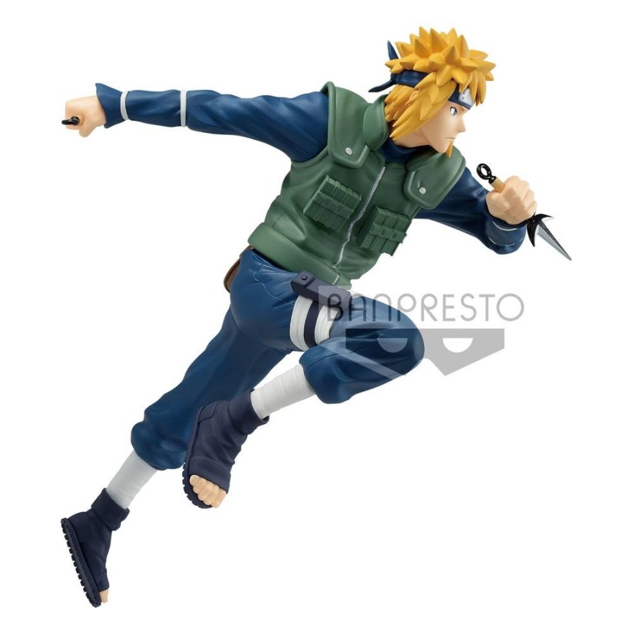 NARUTO SHIPPUDEN - MINATO NAMIKAZE - VIBRATION STARS BANPRESTO FIGURE - immagine 3