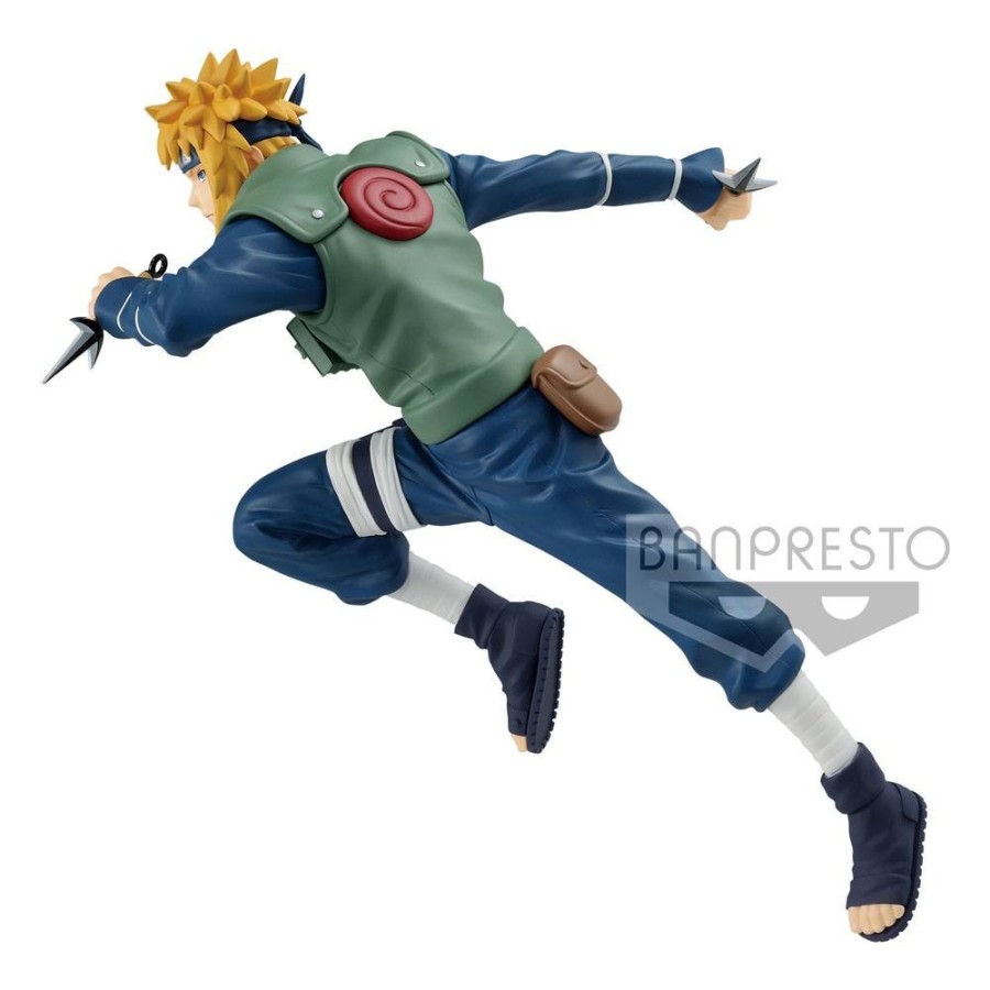 NARUTO SHIPPUDEN - MINATO NAMIKAZE - VIBRATION STARS BANPRESTO FIGURE - immagine 2