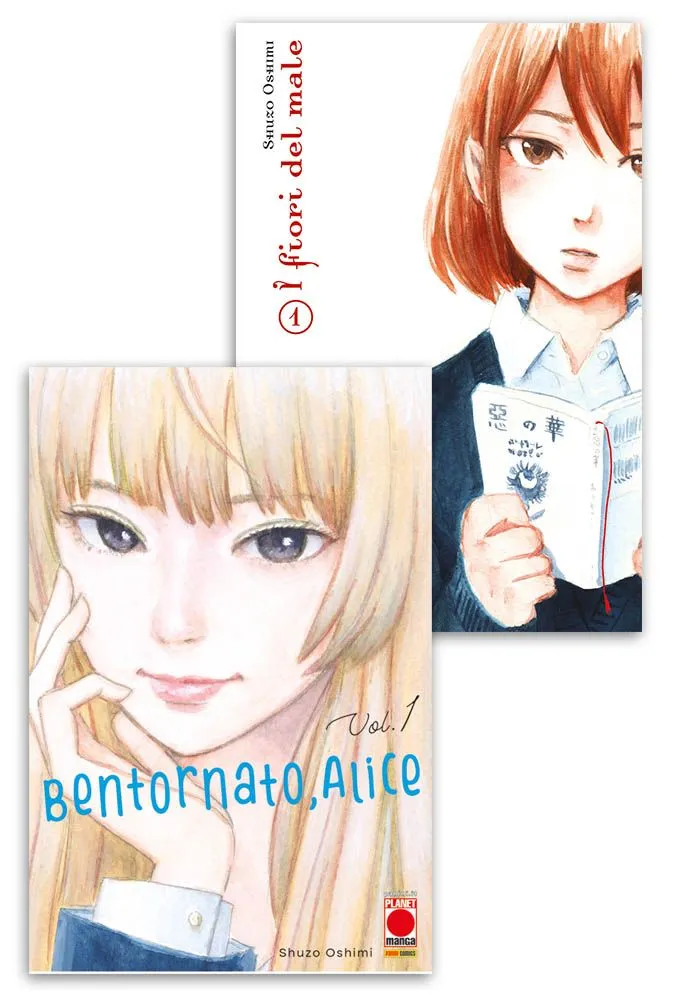 BENTORNATO, ALICE 1 + I FIORI DEL MALE 1 VARIANT - BUNDLE