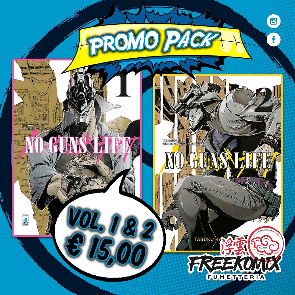 PROMO PACK - NO GUNS LIFE VOL. 1-2 PRIMA EDIZIONE