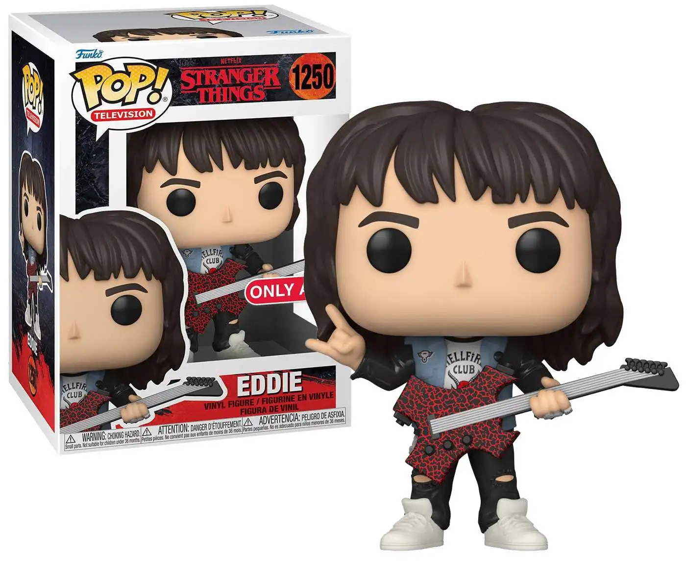 FUNKO POP! 1250 - STRANGER THINGS S4 - EDDIE WITH GUITAR - SPECIAL EDITION
