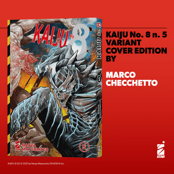 KAIJU NO.8 VOL. 5 VARIANT COVER DI MARCO CHECCHETTO - immagine 3