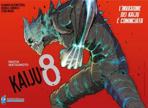 KAIJU NO.8 VOL. 1 LIMITED EDITION CON SET DI SEGNALIBRI - immagine 2