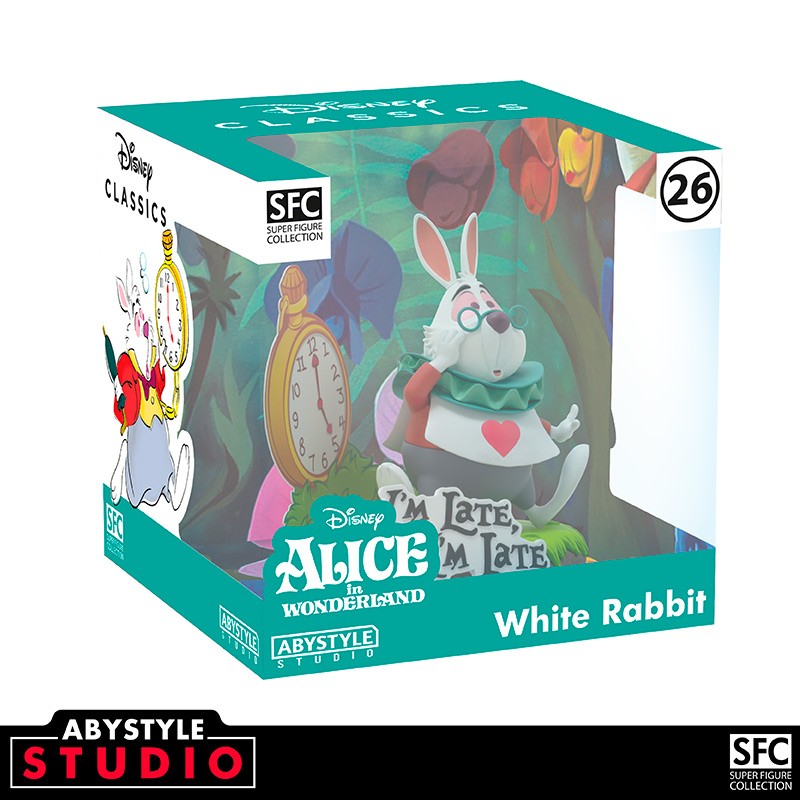 DISNEY - ALICE IN WONDERLAND - WHITE RABBIT FIGURE