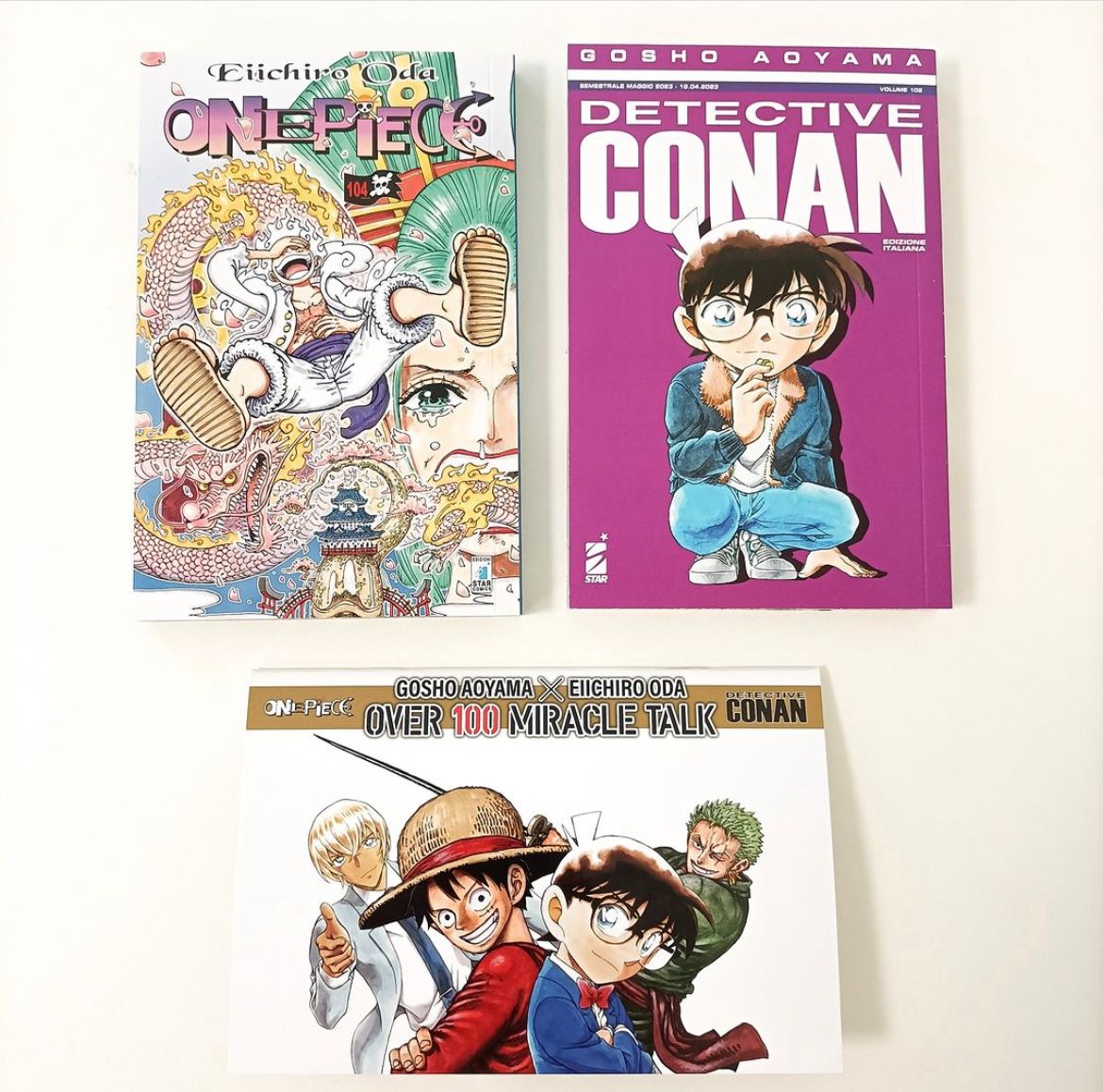 BUNDLE ONE PIECE 104 + DETECTIVE CONAN 102 + LIBRETTO SPECIALE