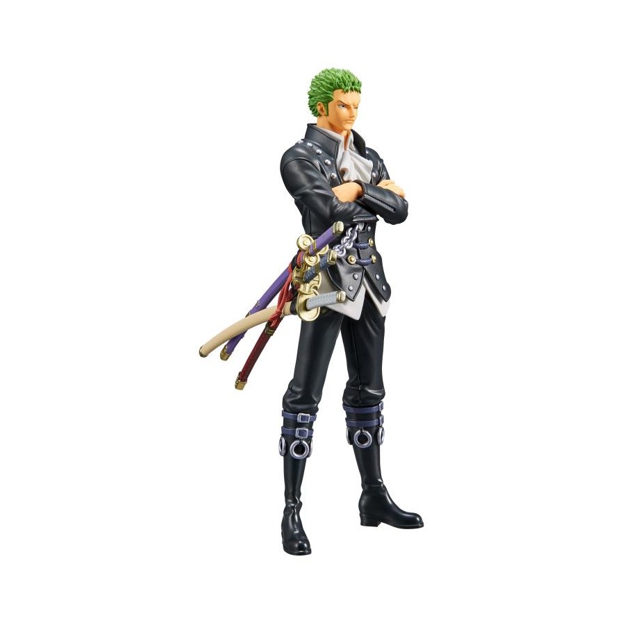 ONE PIECE - RORONOA ZORO - FILM RED THE GRANDLINE MEN - BANPRESTO FIGURE - immagine 2