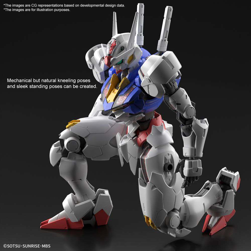 BANDAI MODEL KIT GUNPLA - FULL MECHANICS WITCH FROM MERCURY GUNDAM AERIAL 1/100 - immagine 9
