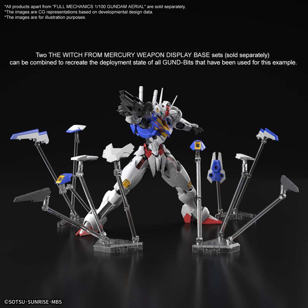 BANDAI MODEL KIT GUNPLA - FULL MECHANICS WITCH FROM MERCURY GUNDAM AERIAL 1/100 - immagine 5
