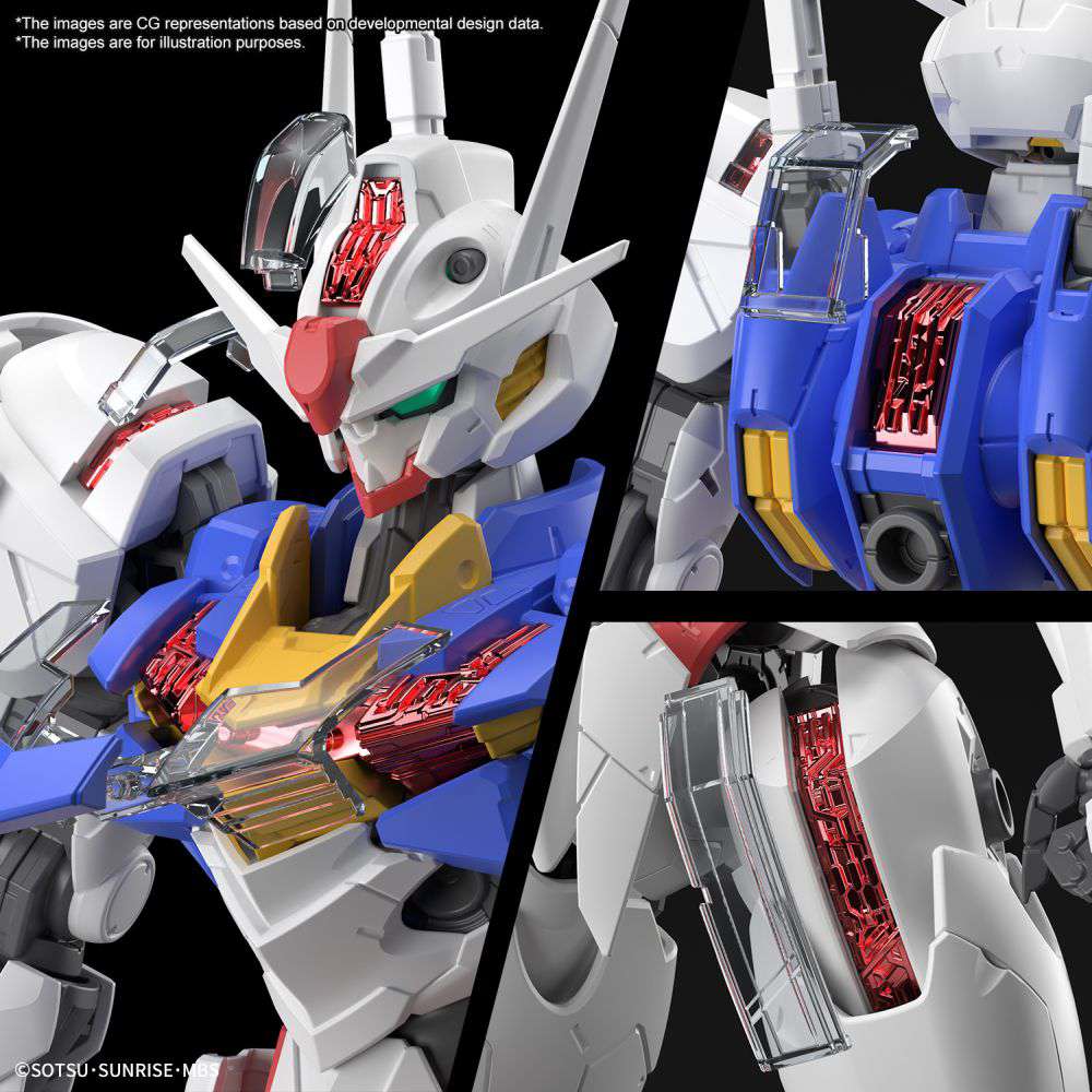 BANDAI MODEL KIT GUNPLA - FULL MECHANICS WITCH FROM MERCURY GUNDAM AERIAL 1/100 - immagine 3