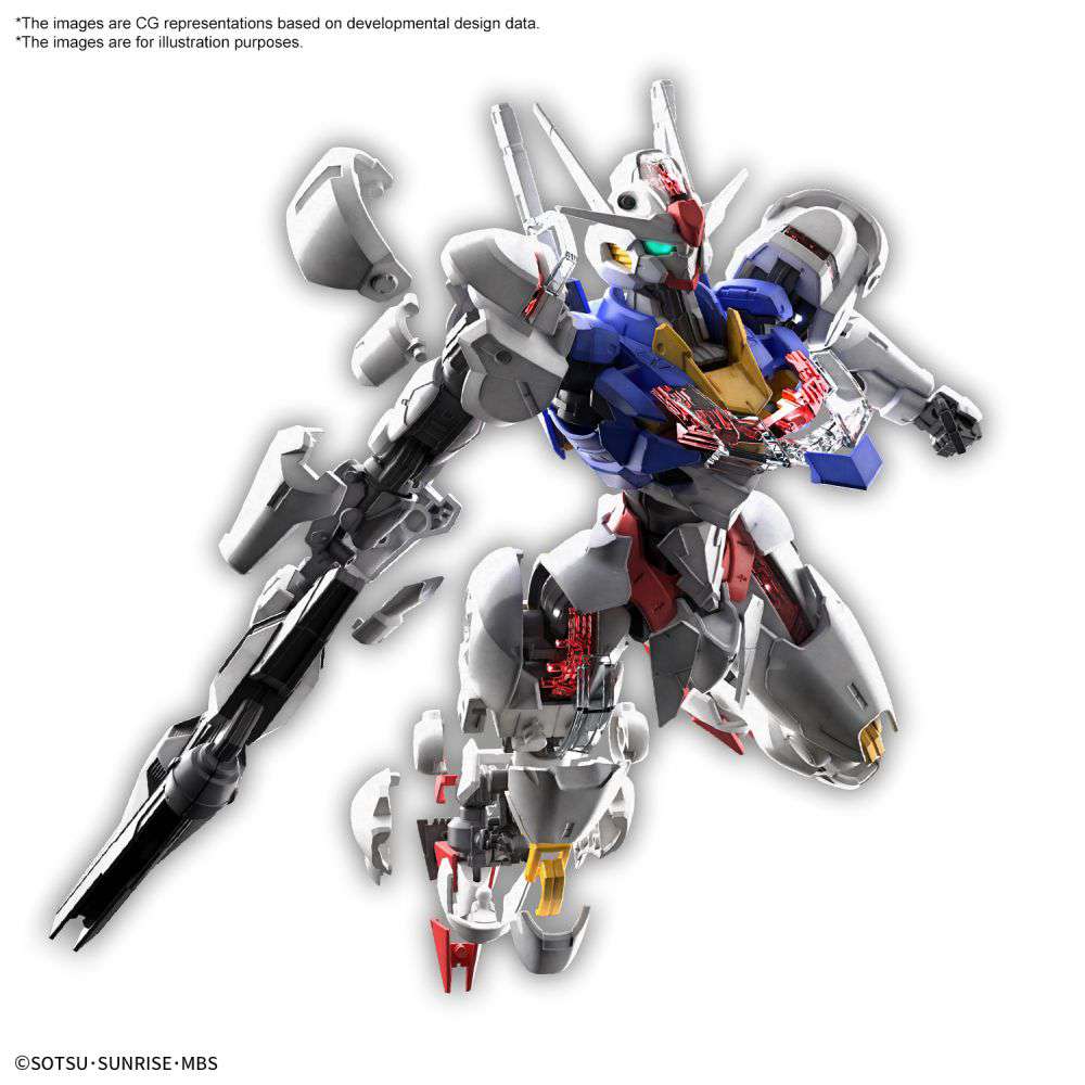 BANDAI MODEL KIT GUNPLA - FULL MECHANICS WITCH FROM MERCURY GUNDAM AERIAL 1/100 - immagine 2