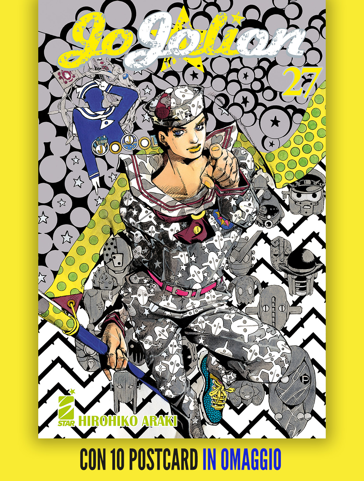 JOJOLION 27 LIMITED EDITION CON UN SET DI 10 CARTOLINE