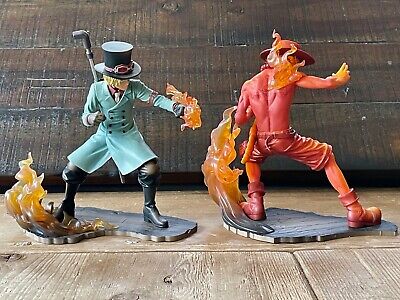 ONE PIECE STAMPEDE BROTHERHOOD III SABO & PORTGAS.D.ACE FIGURE SET DA 2 - immagine 5