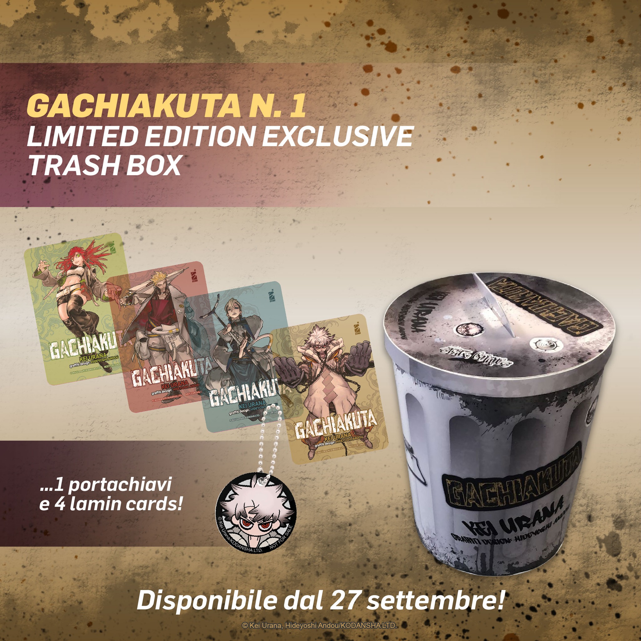 GACHIAKUTA 1 LIMITED EDITION EXCLUSIVE TRASH BOX - immagine 2