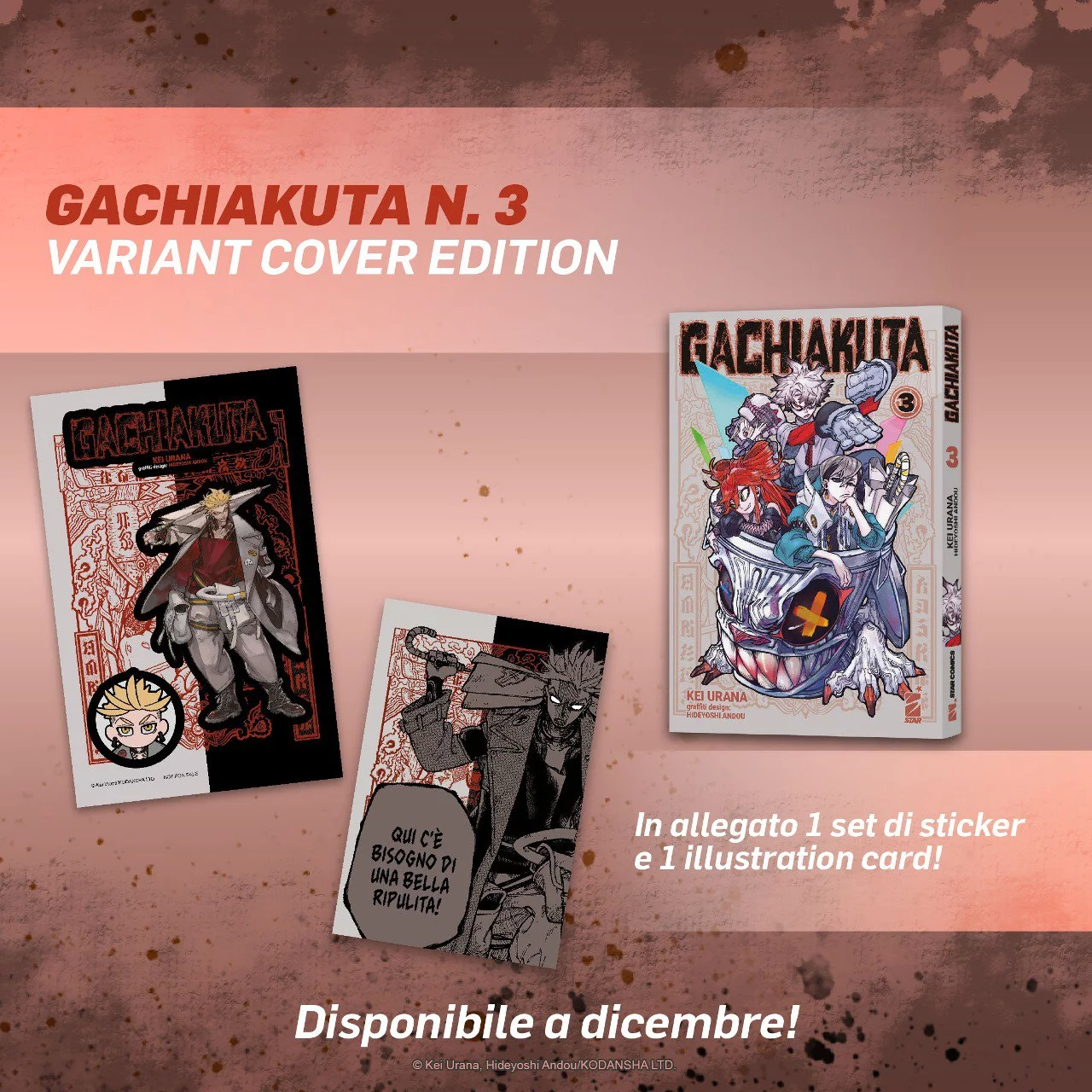 GACHIAKUTA 3 VARIANT COVER EDITION - immagine 2