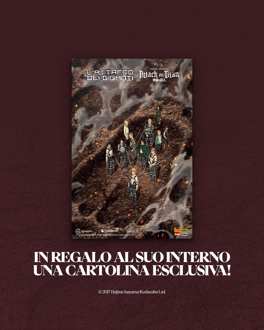 L'ATTACCO DEI GIGANTI 34 ANIME VARIANT - immagine 3
