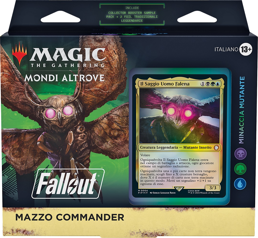 MTG Mondi Altrove - Commander Deck - Fallout: Minaccia Mutante (ITA)
