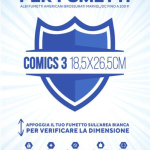 STUDIO SUPERNOVA - 50 BUSTE PROTETTIVE COMICS 3 (18,5 X 26,5)