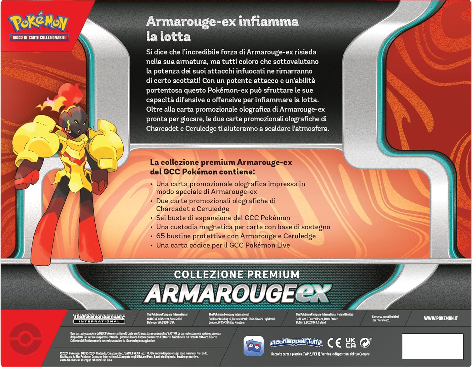 POKEMON - COLLEZIONE PREMIUM - ARMAROUGE-EX (ITA) - immagine 4