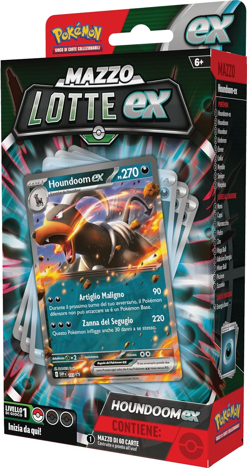 POKEMON - MAZZO LOTTA EX - HOUNDOOM-EX (ITA) - immagine 2
