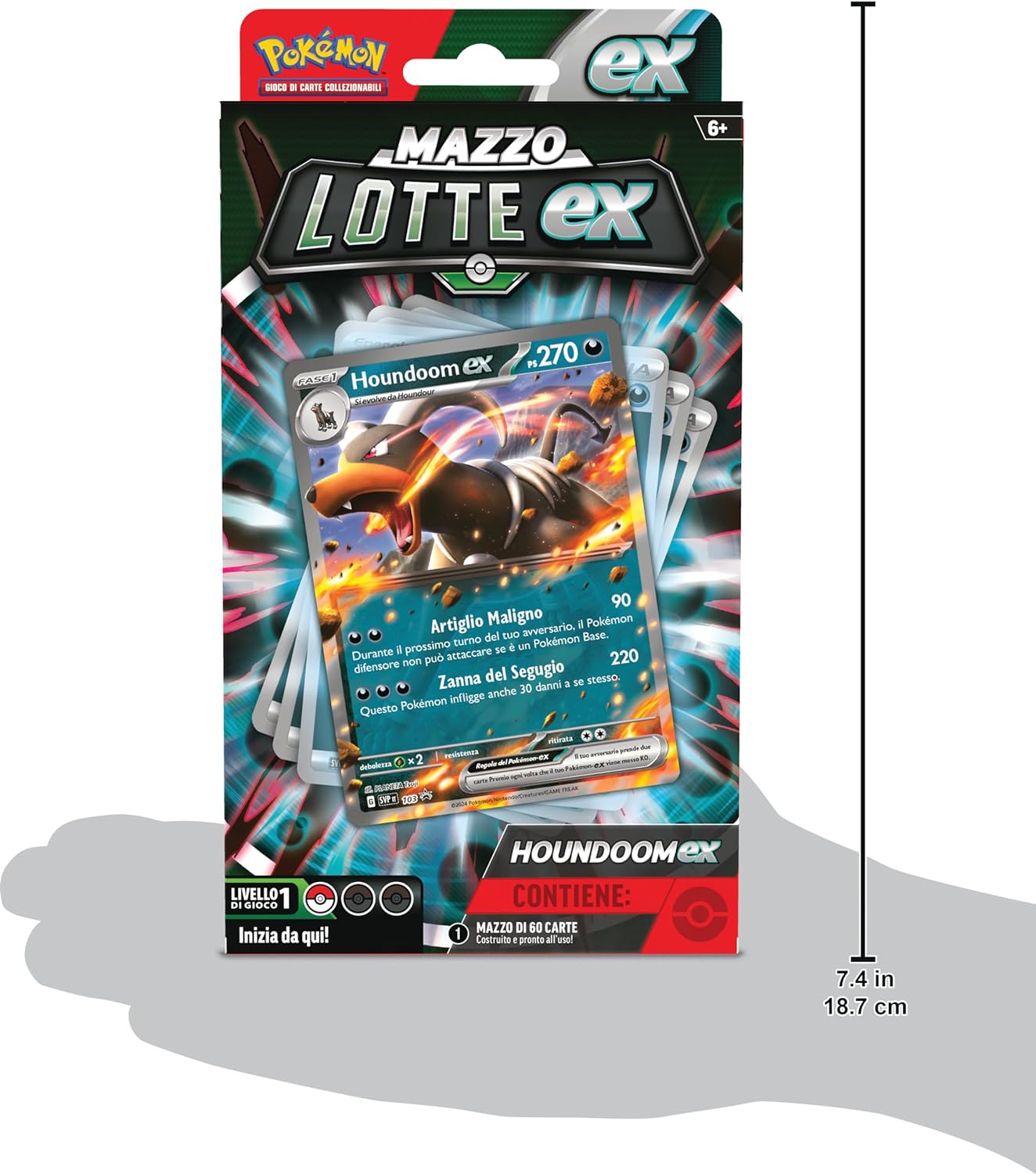 POKEMON - MAZZO LOTTA EX - HOUNDOOM-EX (ITA) - immagine 6