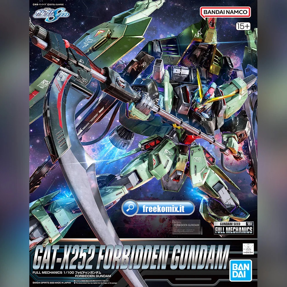 BANDAI MODEL KIT GUNPLA - FULL MECHANICS GAT-X252 FORBIDDEN GUNDAM 1/100