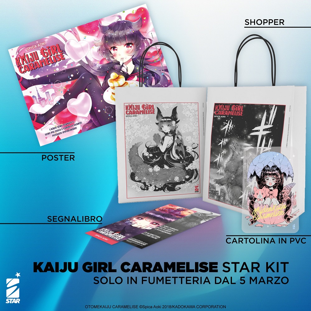 KAIJU GIRL CARAMELISE 1 REGULAR + 1 VARIANT CON STAR KIT - immagine 2