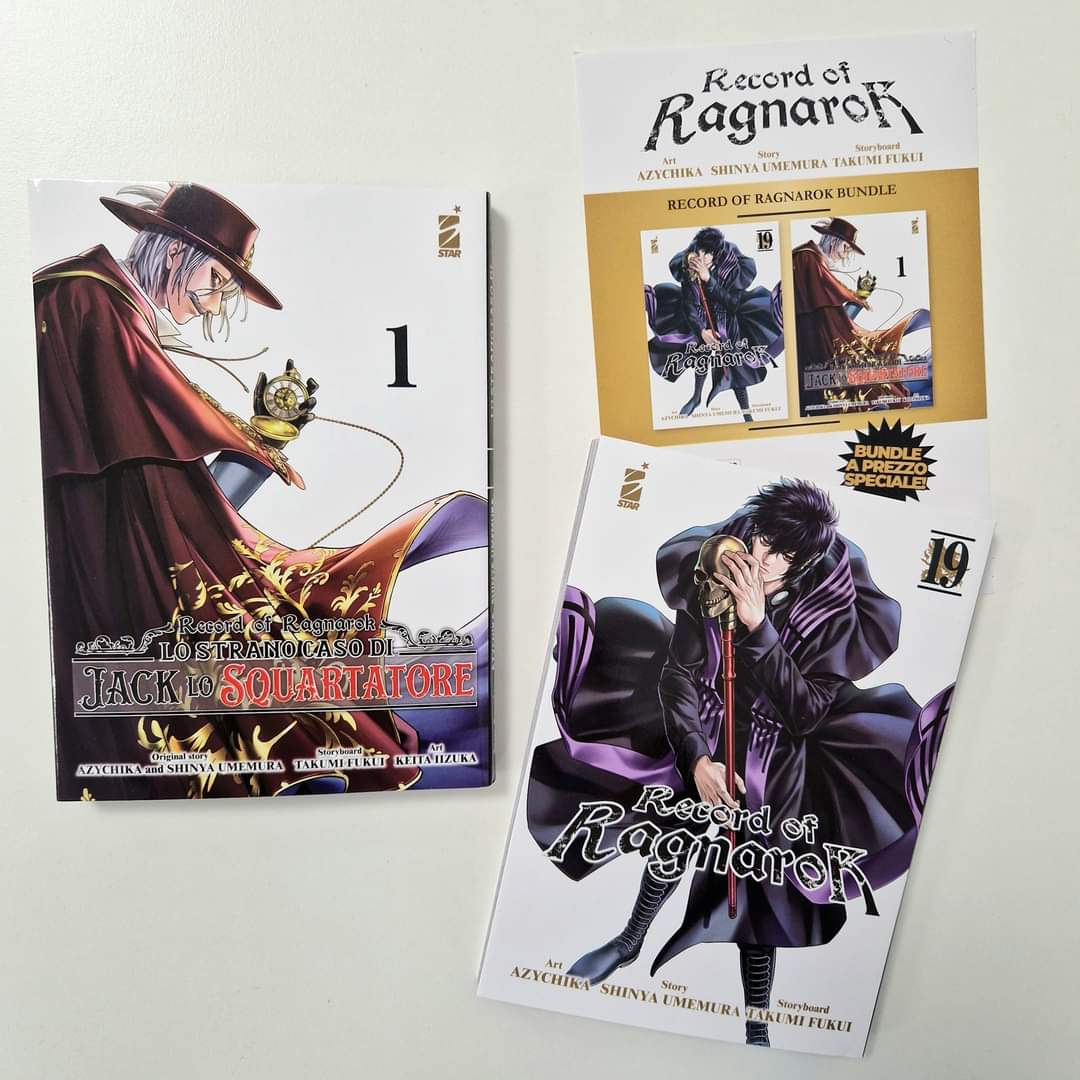 BUNDLE RECORD OF RAGNAROK 19 + LO STRANO CASO DI JACK LO SQUARTATORE 1