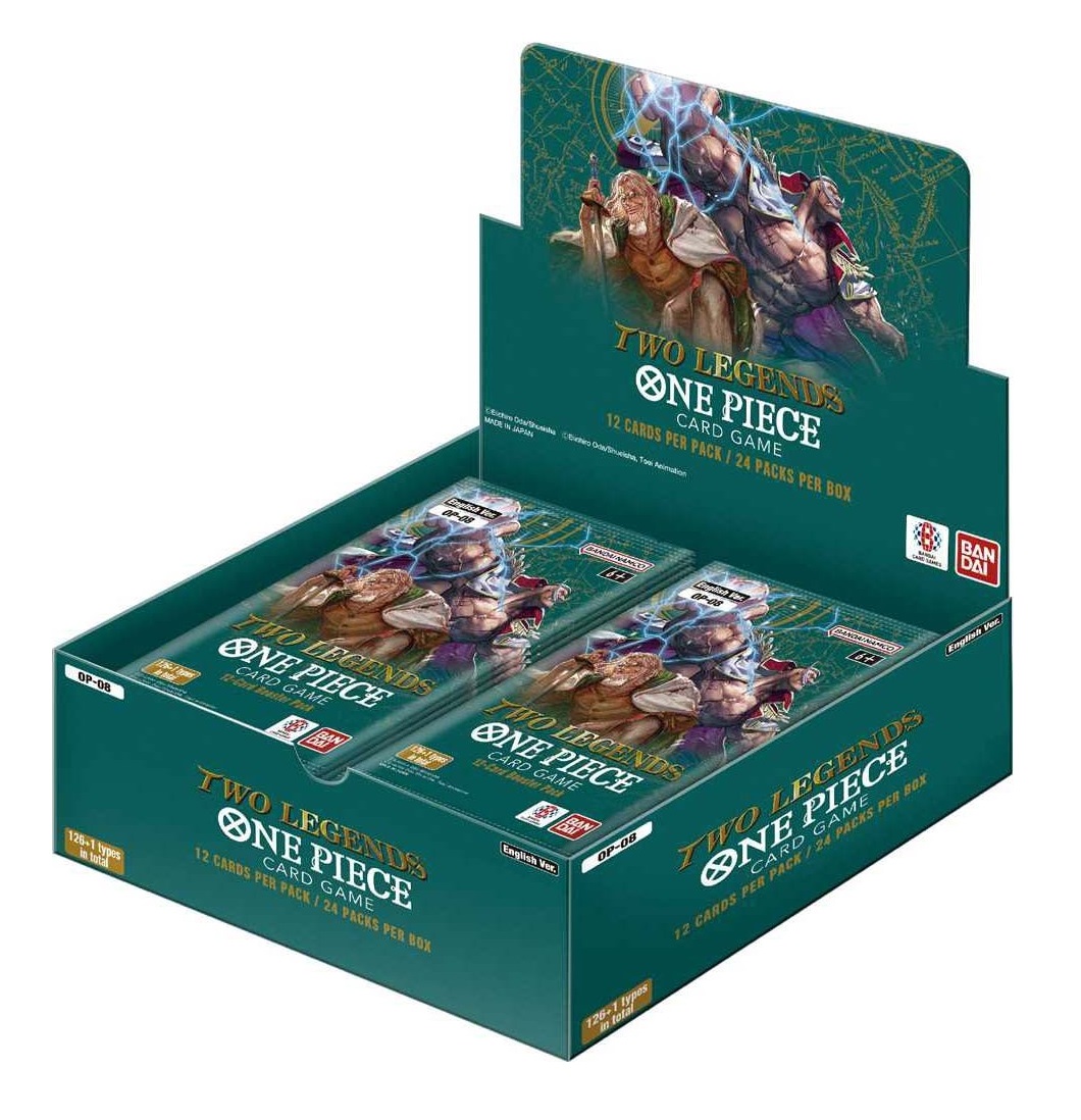 ONE PIECE - CARD GAME - OP-08 - TWO LEGENDS BOX 24 BOOSTER - INGLESE
