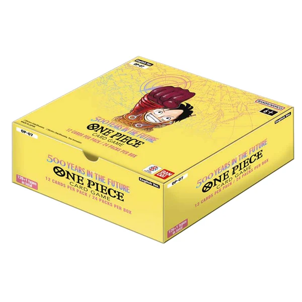 ONE PIECE - CARD GAME - OP-07 - 500 YEARS IN THE FUTURE BOX 24 BOOSTER - INGLESE - immagine 2