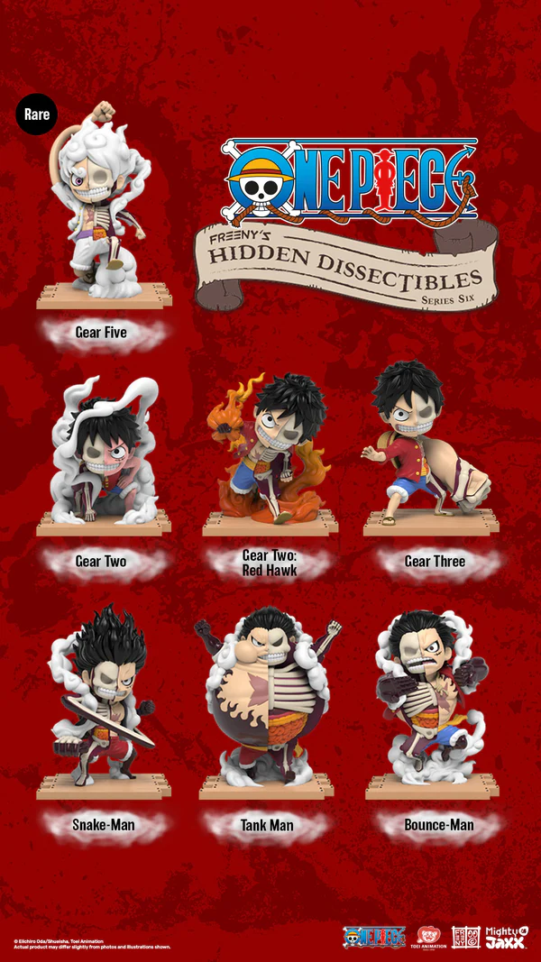 ONE PIECE - FREENY'S HIDDEN DISSECTIBLES BLIND BOX LUFFY GEARS - immagine 10