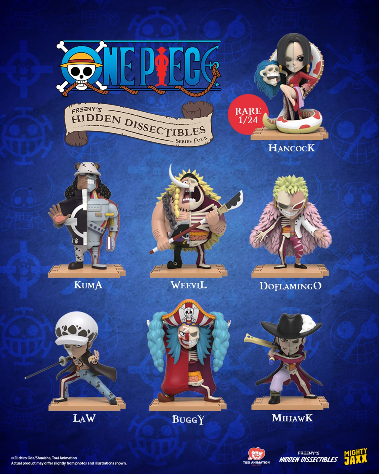 ONE PIECE - FREENY'S HIDDEN DISSECTIBLES BLIND BOX - ONE PIECE (SERIES 4) (WARLORDS EDITION) - immagine 11