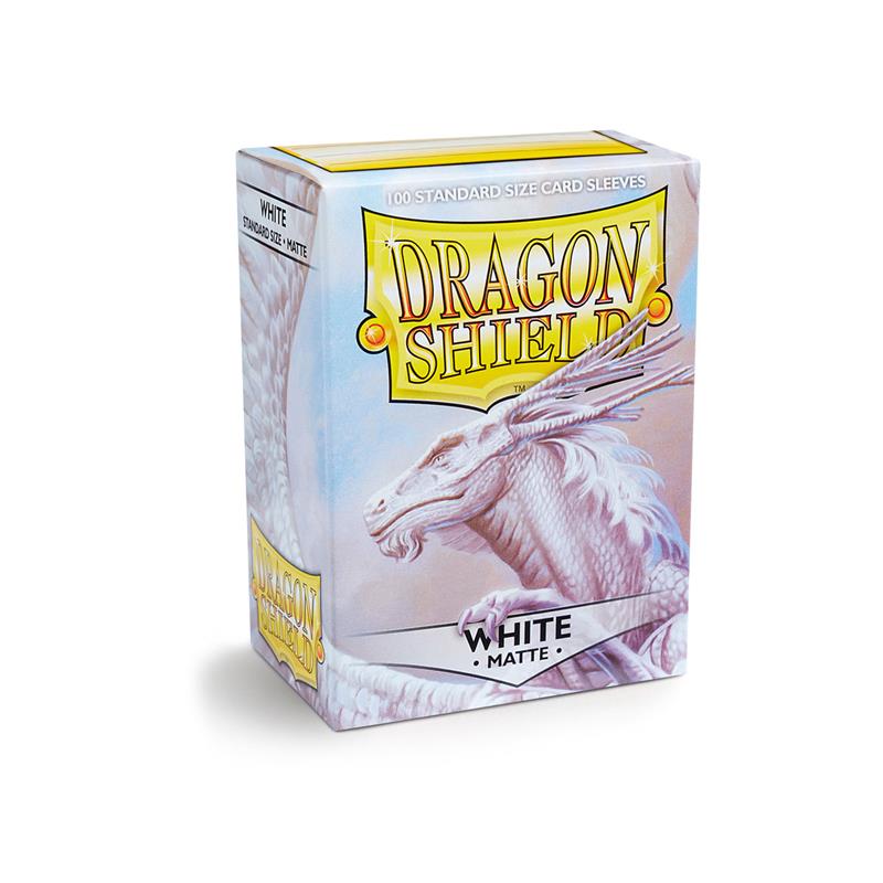 DRAGON SHIELD - 100 BUSTINE STANDARD - MATTE WHITE - immagine 2