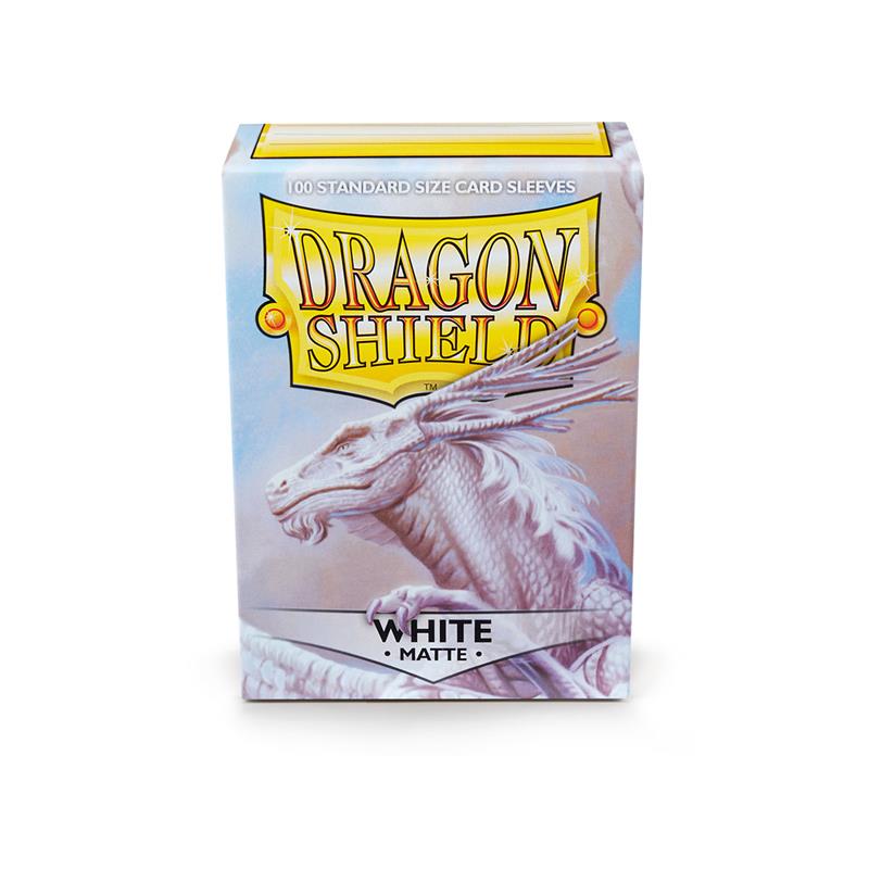 DRAGON SHIELD - 100 BUSTINE STANDARD - MATTE WHITE - immagine 4