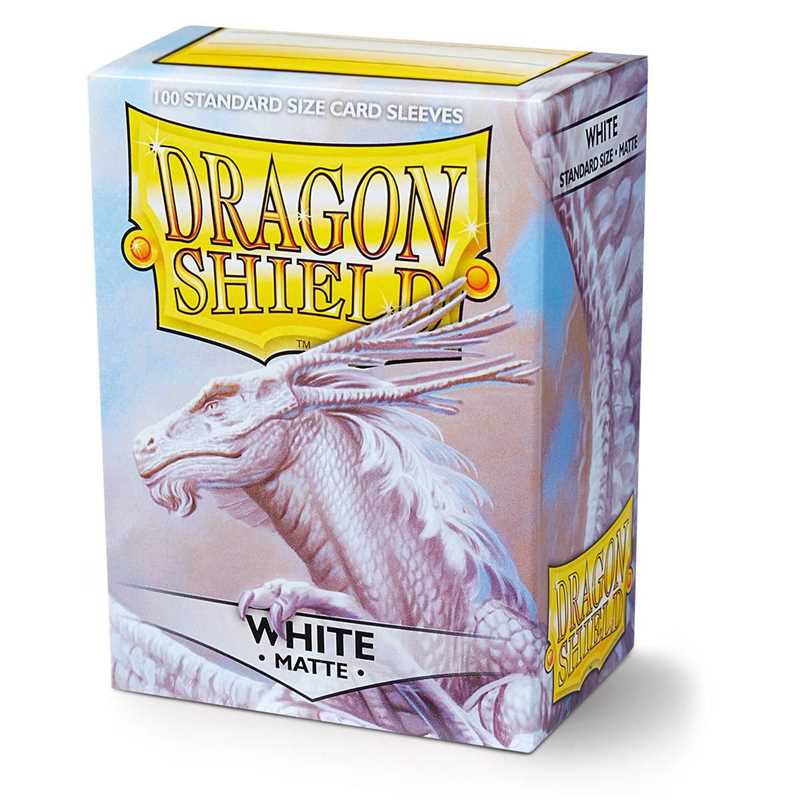 DRAGON SHIELD - 100 BUSTINE STANDARD - MATTE WHITE - immagine 5
