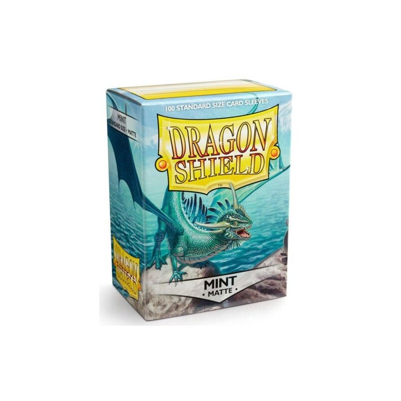 DRAGON SHIELD - 100 BUSTINE STANDARD - MATTE MINT - immagine 2