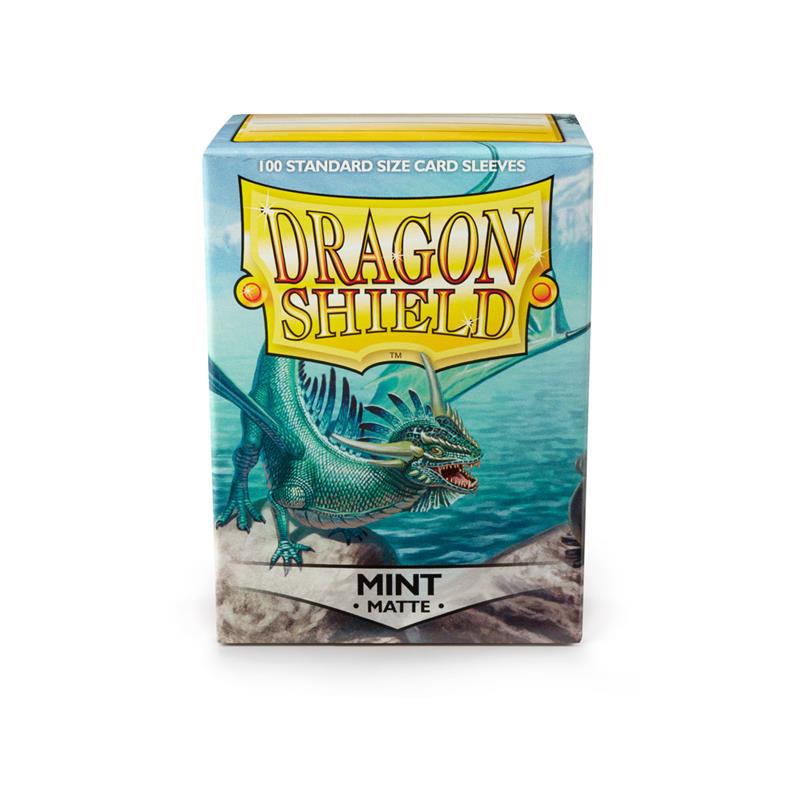 DRAGON SHIELD - 100 BUSTINE STANDARD - MATTE MINT - immagine 4