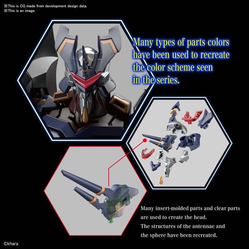 BANDAI MODEL KIT GUNPLA - RG NGE EVA MARK 06 1/144 - immagine 6